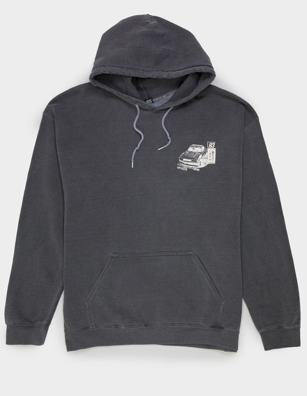BDG Urban Outfitters Car Mens Hoodie - WASHED BLACK