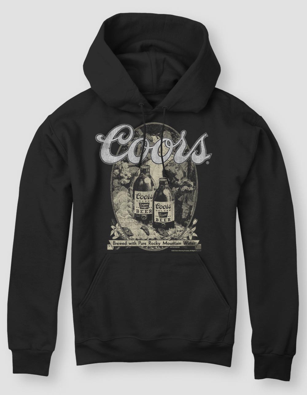 COORS Vintage Banquet Unisex Hoodie - BLACK