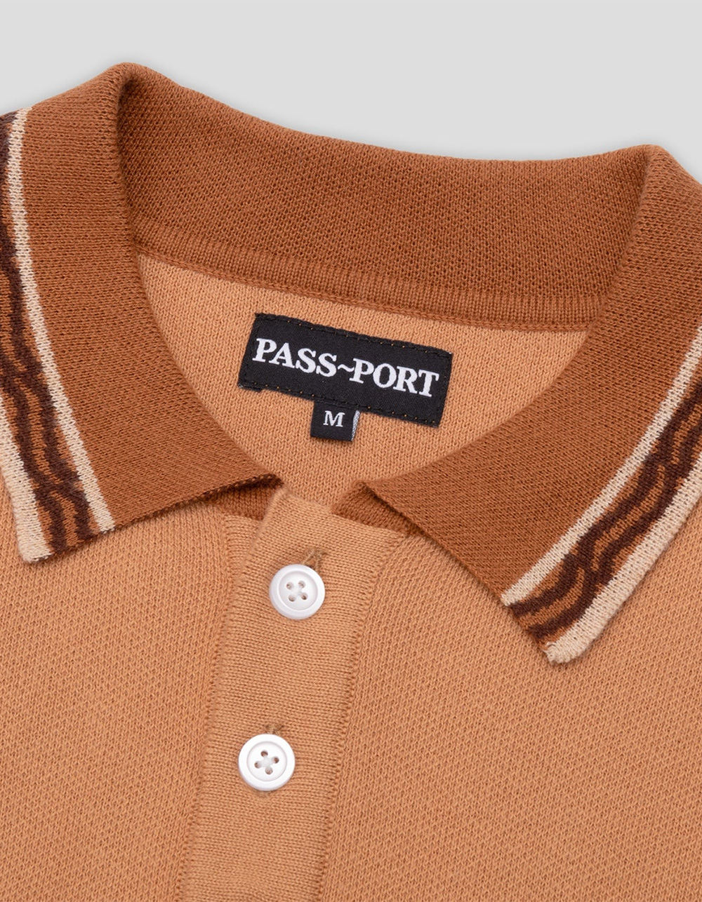 PASS~PORT Sunspot Mens Polo Shirt - CAMEL