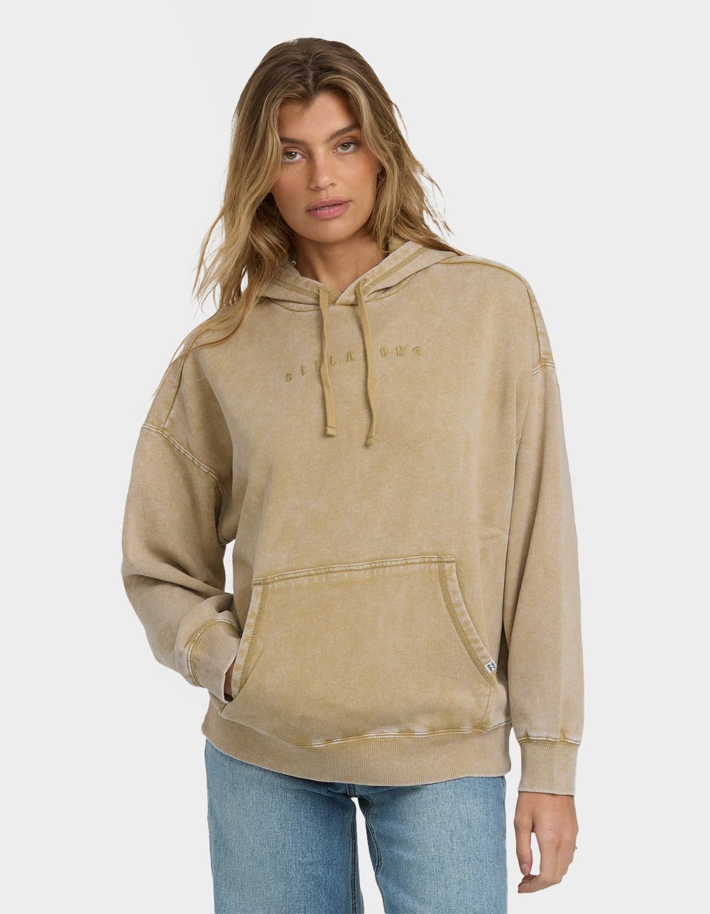 BILLABONG Saltwashed Womens Hoodie - KHAKI