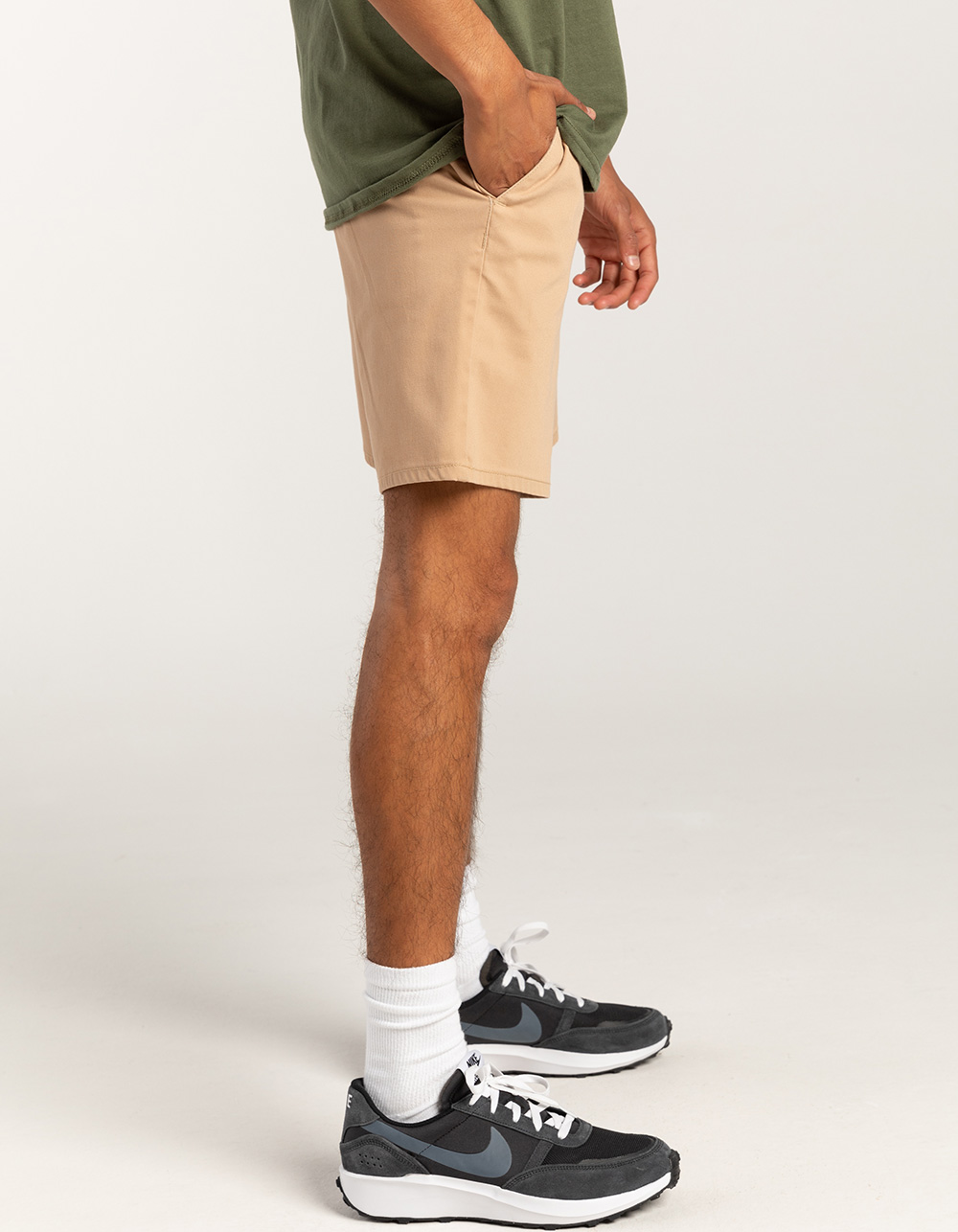 RSQ Mens Short 7" Chino Shorts - KHAKI