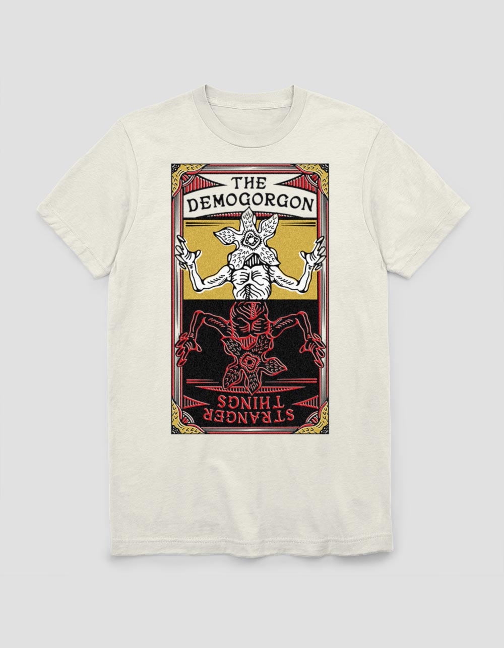 STRANGER THINGS Demogorgon Fate Unisex Tee - NATURAL