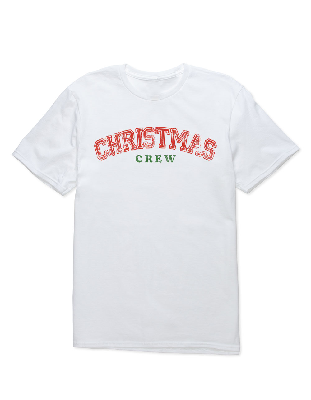 COLLEGIATE Christmas Crew Unisex Tee - WHITE
