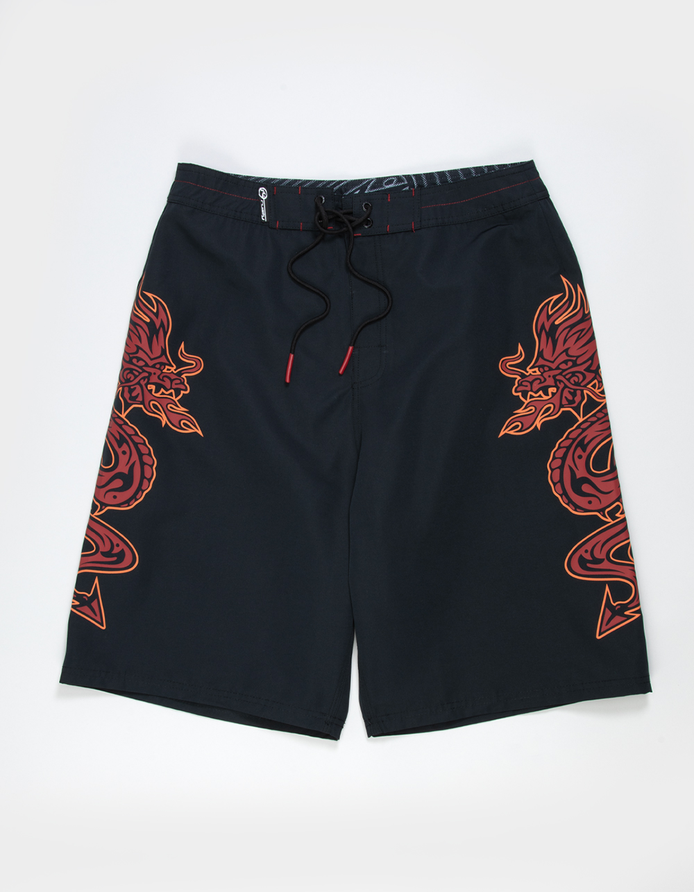 RUSTY Supahot Fire Mens 24" Boardshorts - BLACK