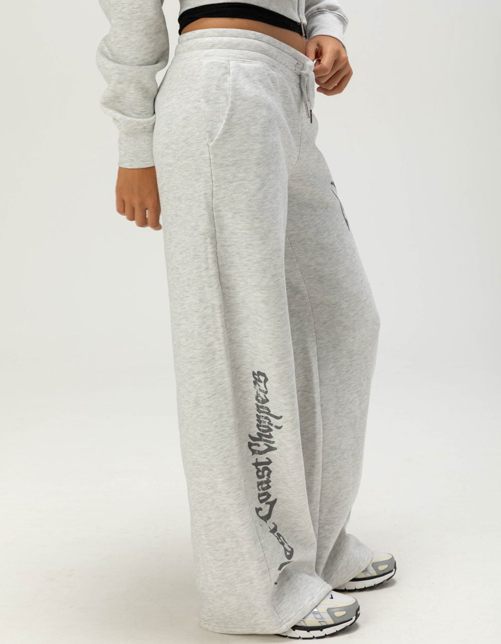 WEST COAST CHOPPERS Core Logo Womens Sweatpants - HEATHER GRAY