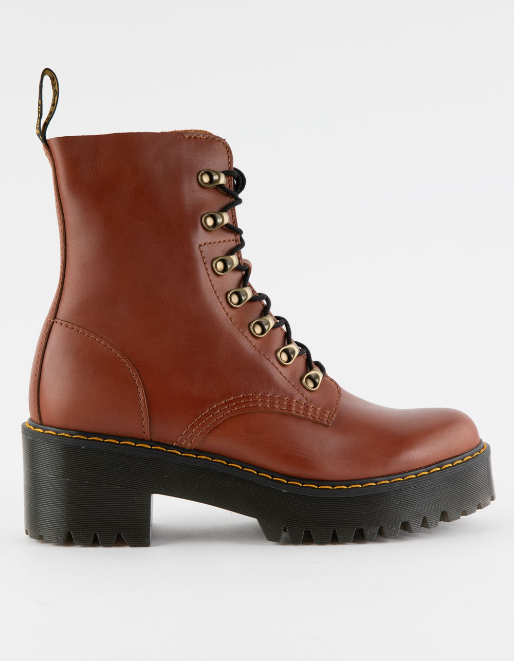 DR. MARTENS Leona Womens Boots - TAN