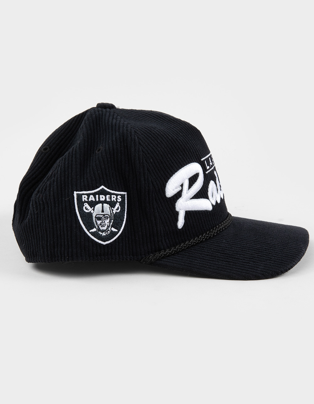 47 BRAND Las Vegas Raiders Double Header '47 Hitch Snapback Hat - BLACK