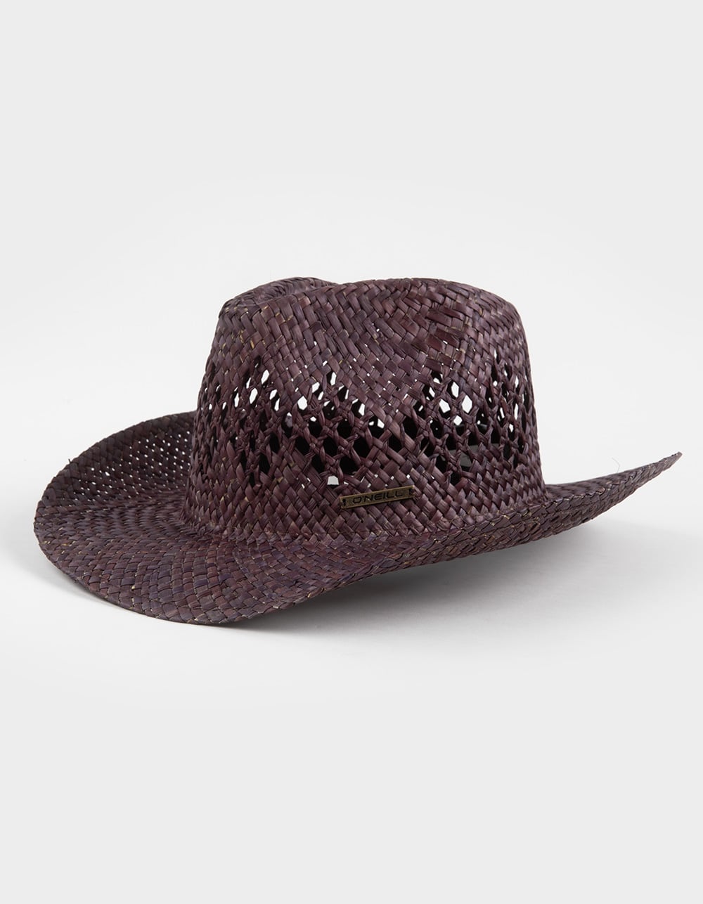 O'NEILL Indio Womens Cowboy Straw Hat - BROWN