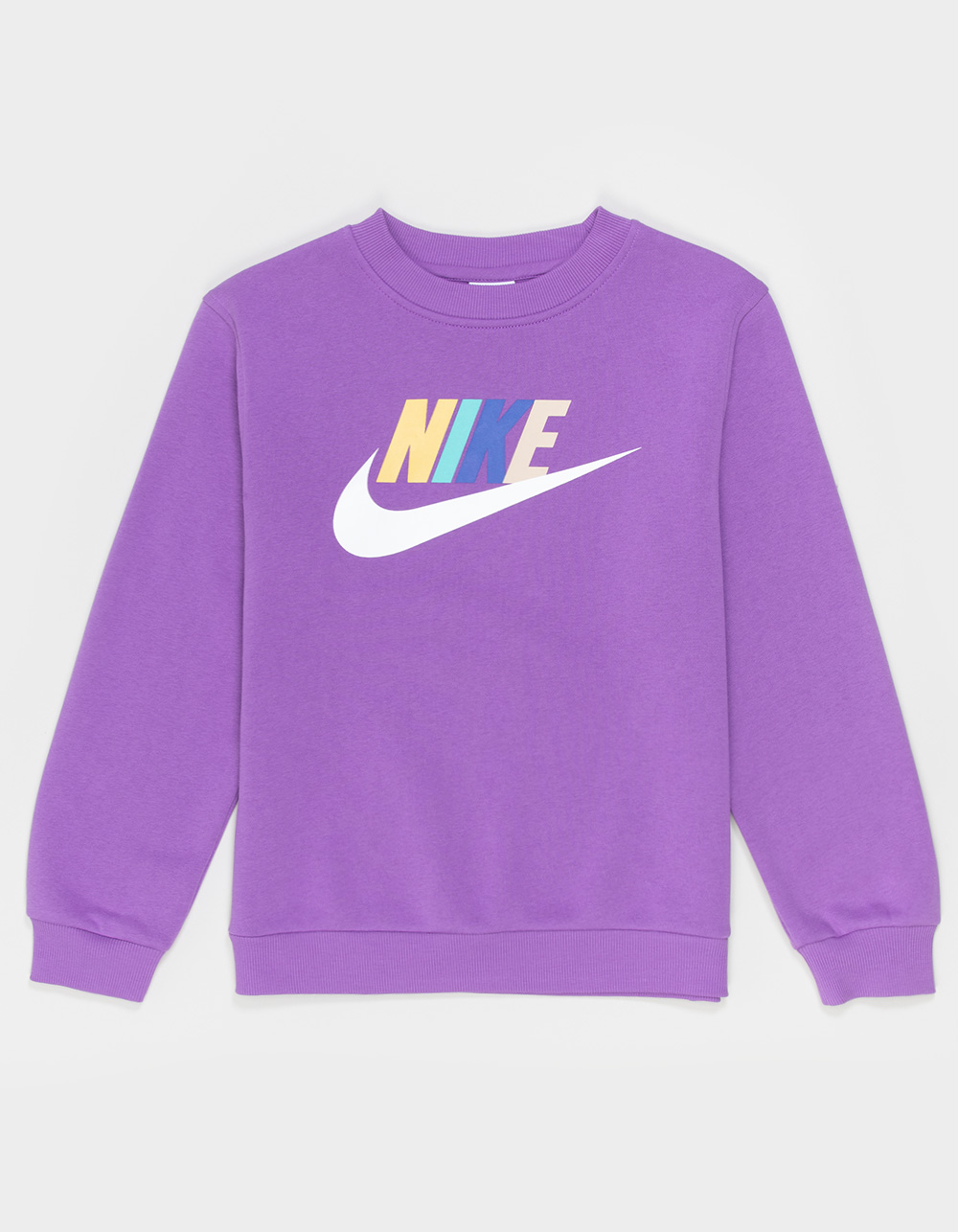 NIKE Sportswear Club Boys Crewneck Sweatshirt - PURPLE