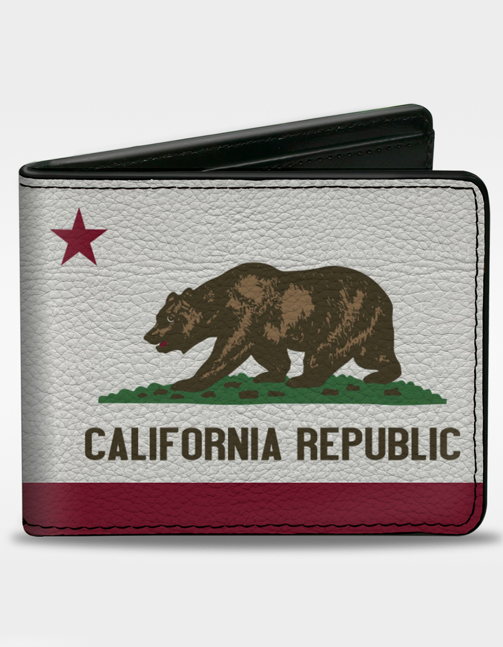 BUCKLE-DOWN California Flag Bifold Wallet - MULTI