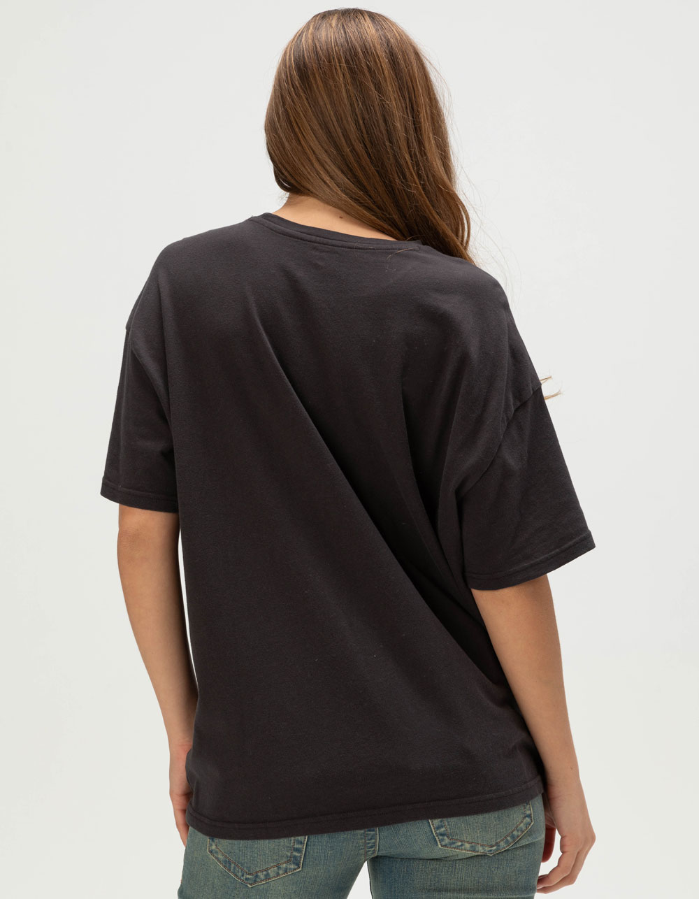 HURLEY Fun The Sun Womens Boyfriend Tee - BLACK