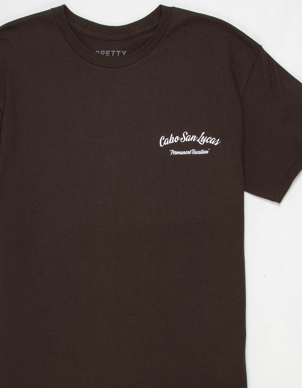 PRETTY VACANT Cabo Mens Tee - CHOCOLATE