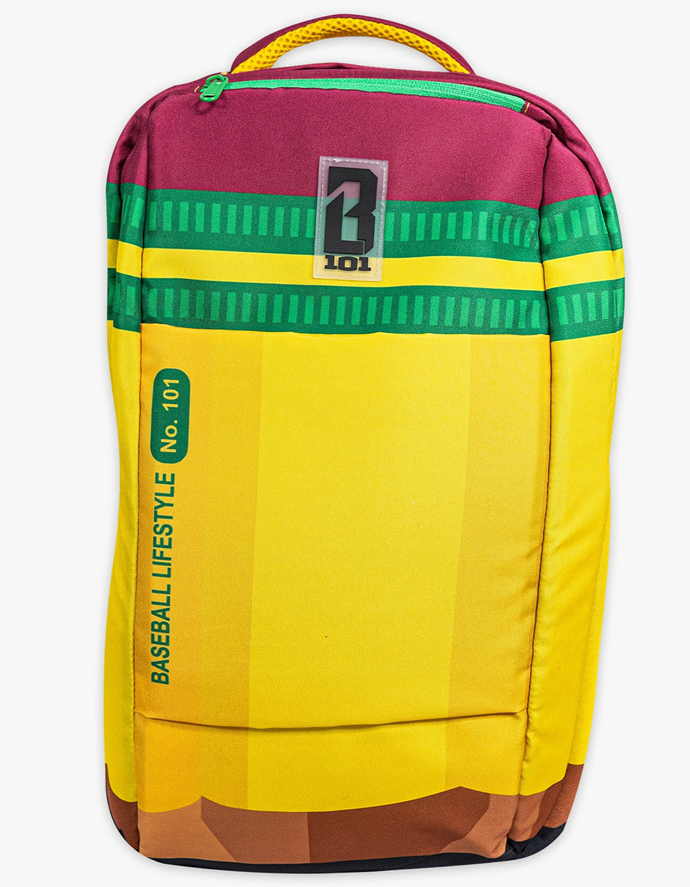 BASEBALL LIFESTYLE 101 Pencil Backpack - YELLOW