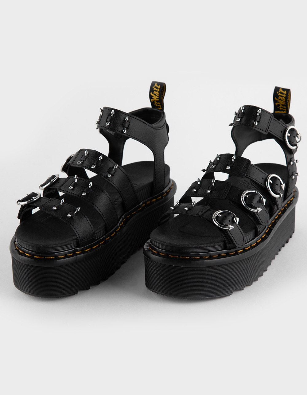DR. MARTENS Blaire Quad Hardware Womens Platform Sandals