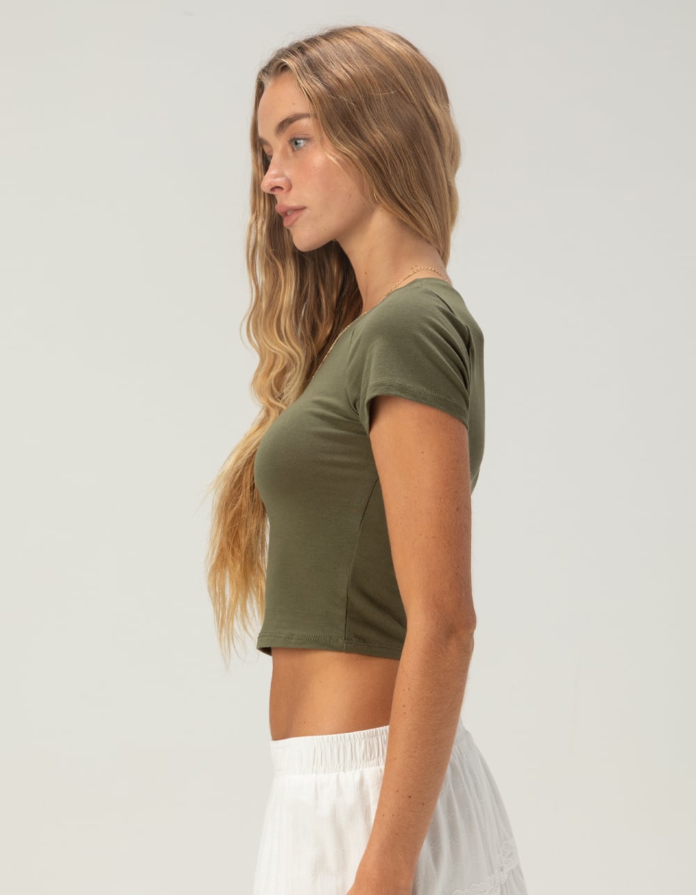 TILLYS Womens Baby Tee - DESERT