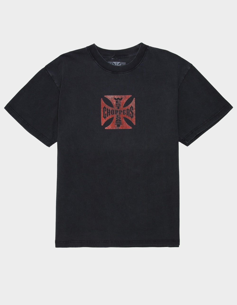 WEST COAST CHOPPERS Script Mens Tee - WASHED BLACK