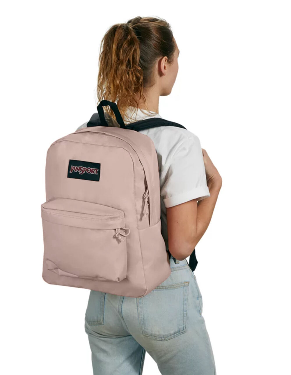 One Size Superbreak Classics Backpack, 013 PinkMist Jansport 