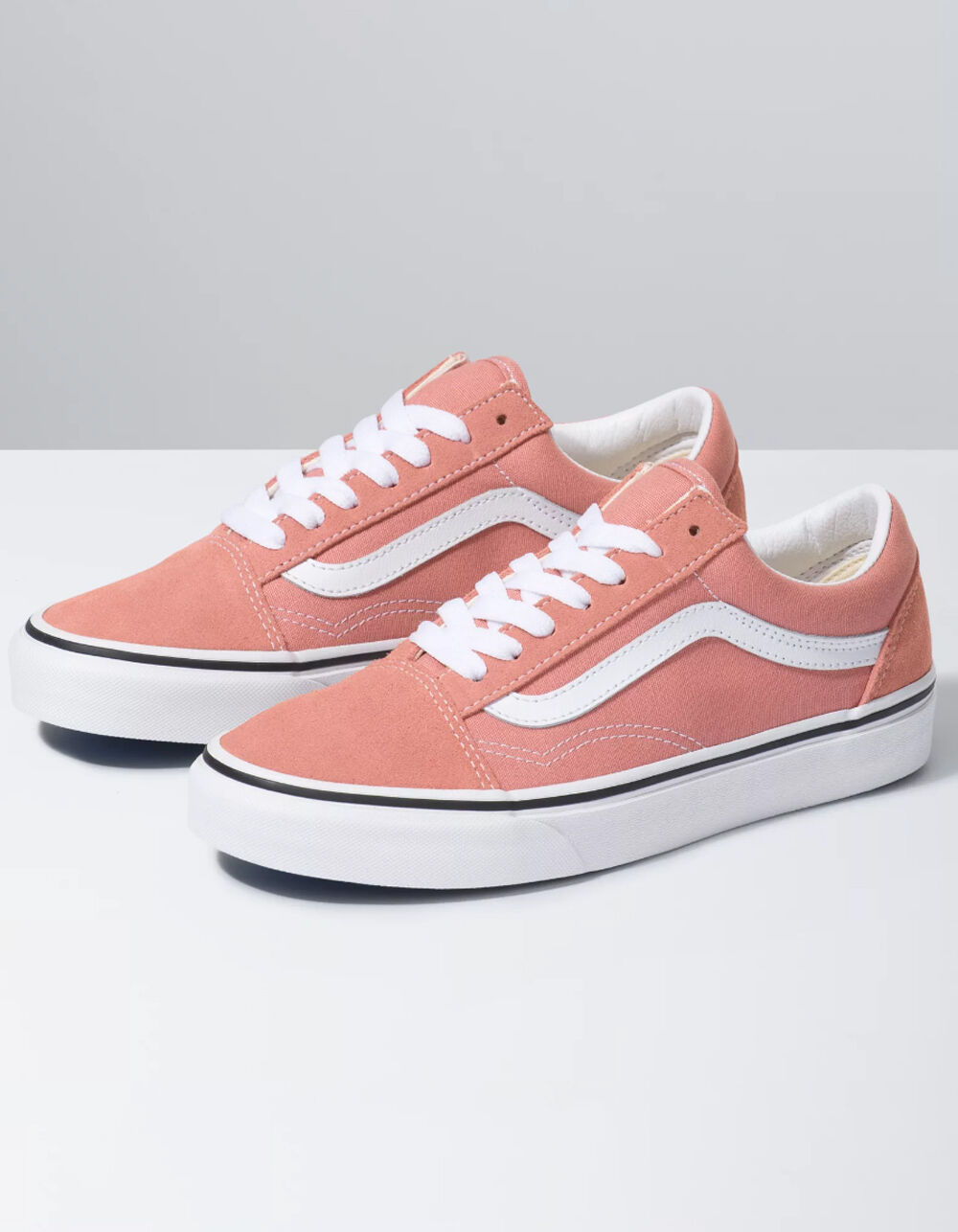 vans old skool gray dawn & white shoes