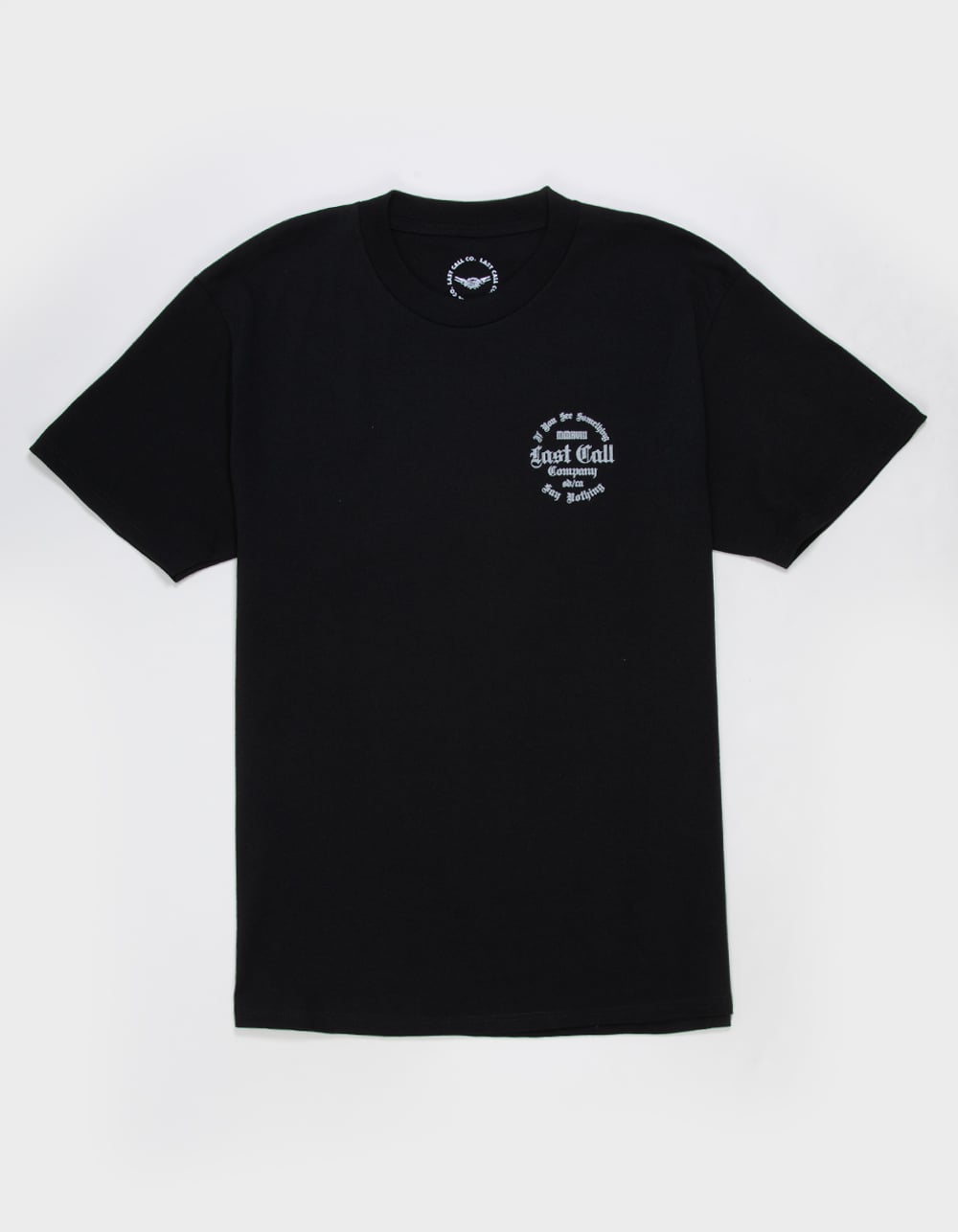 LAST CALL CO. Say Nothing Mens Tee - BLACK