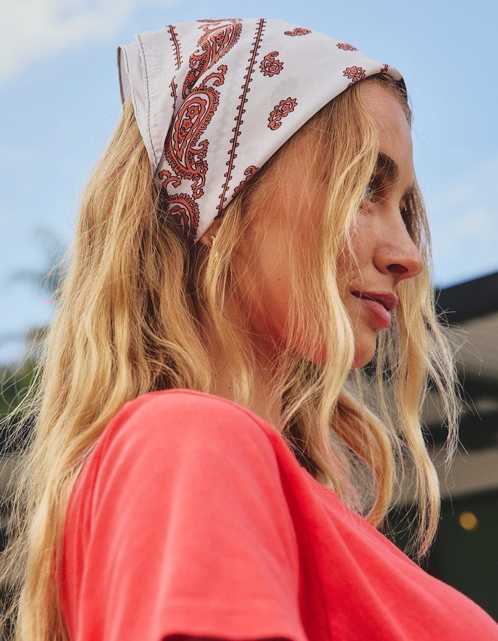 FULL TILT Multi Paisley Headscarf - MULTI