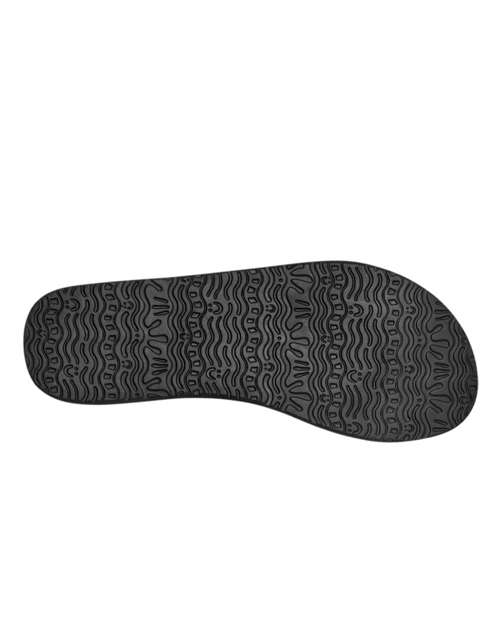 SANUK Yoga Joy II Womens Flip Flops - BLK/WHT