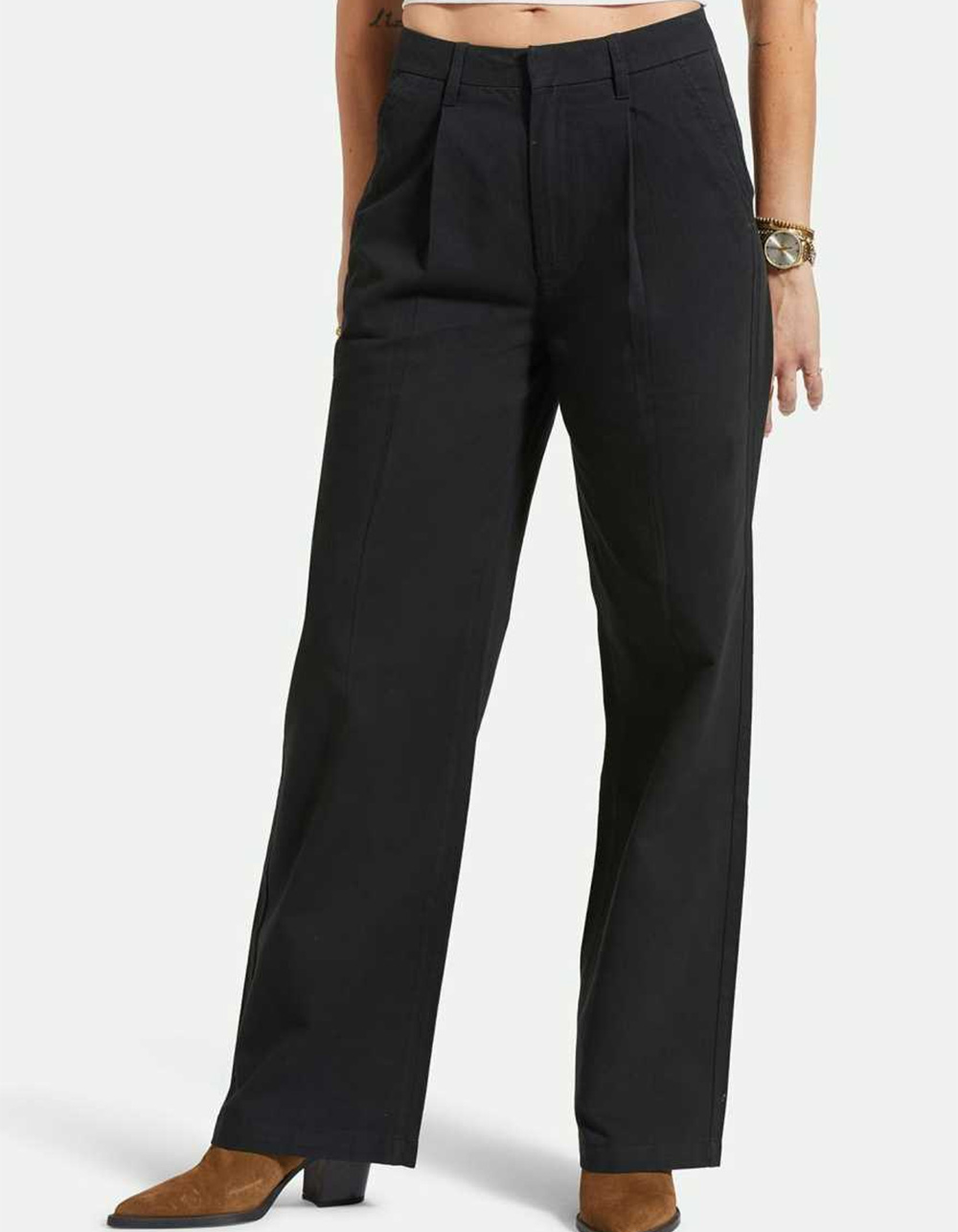 BRIXTON Ludlow Womens Trouser Pants - BLACK