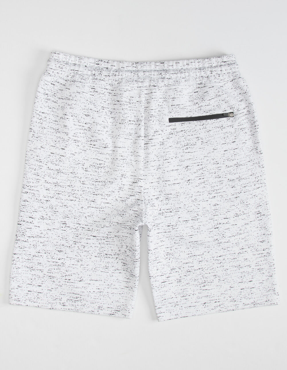 BROOKLYN CLOTH Long Zip Tech Mens Sweat Shorts WHITE Tillys