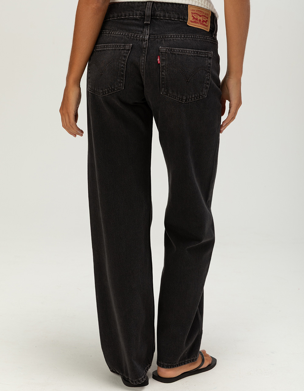LEVI'S Superlow Womens Loose Jeans - So Fundamental BLACK