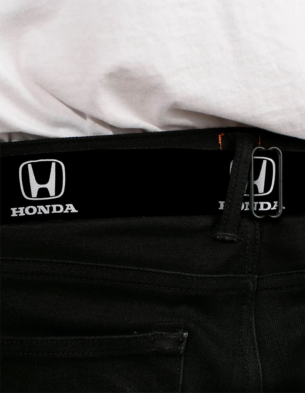 BUCKLE-DOWN Honda Seatbelt Belt - BLACK
