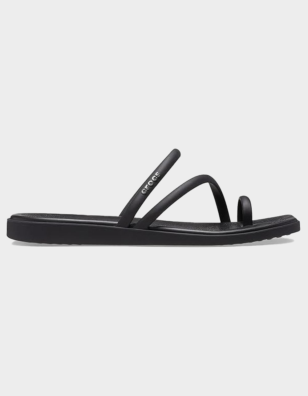 CROCS Miami Womens Toe Loop Sandals - BLACK