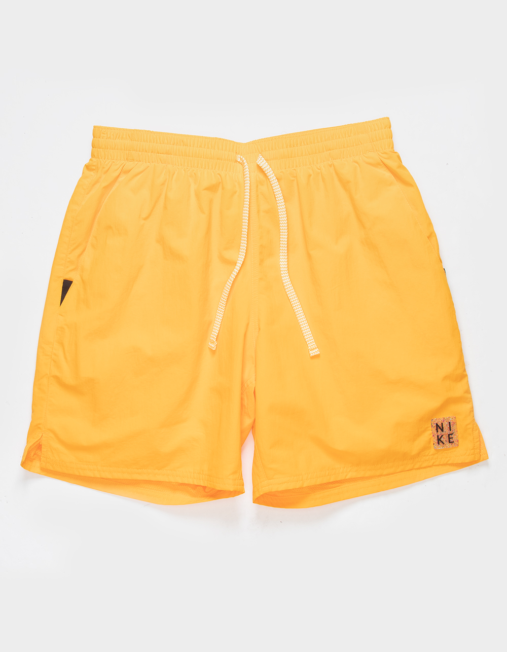 NIKE Icon Solid Mens Volley Swim Trunks - GOLD/YELLOW | Tillys