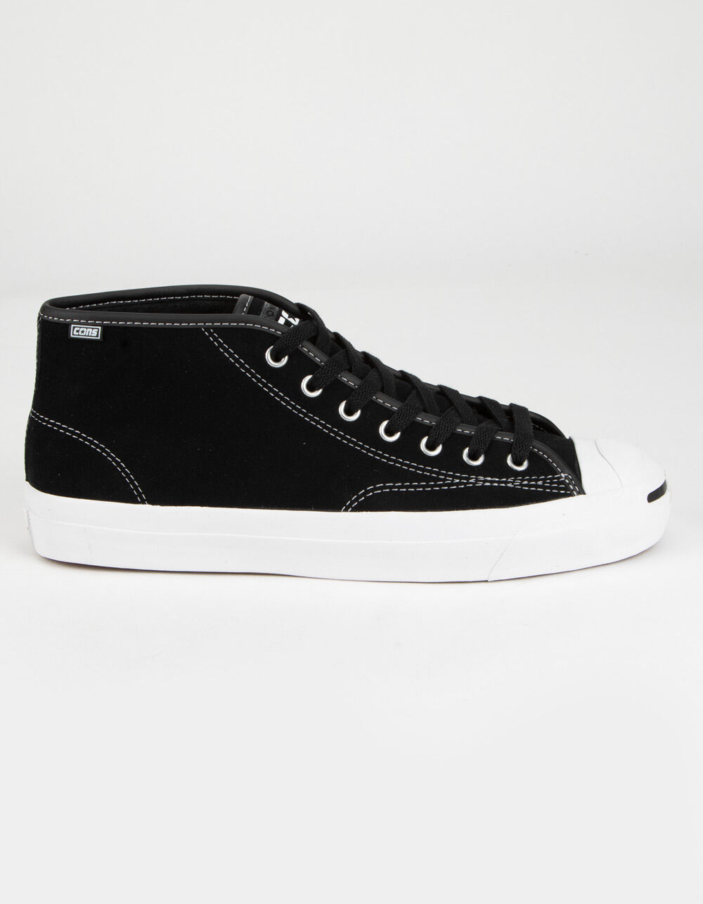 CONVERSE Jack Purcell Mid Mens Black & White Shoes - BLACK/WHITE | Tillys