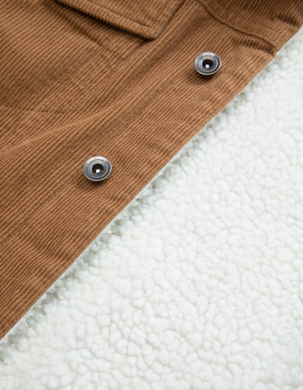 RSQ Mens Sherpa Lined Corduroy Jacket 