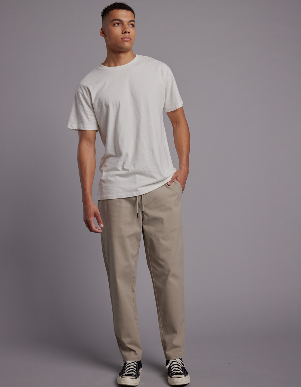 RSQ Mens Twill Pull On Pants - VINTAGE KHAKI