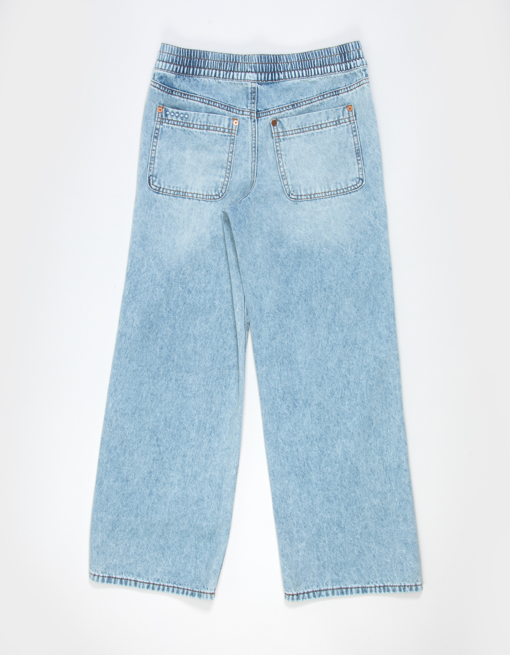BLANK NYC Power Drill Girls Cargo Jeans - MEDIUM WASH