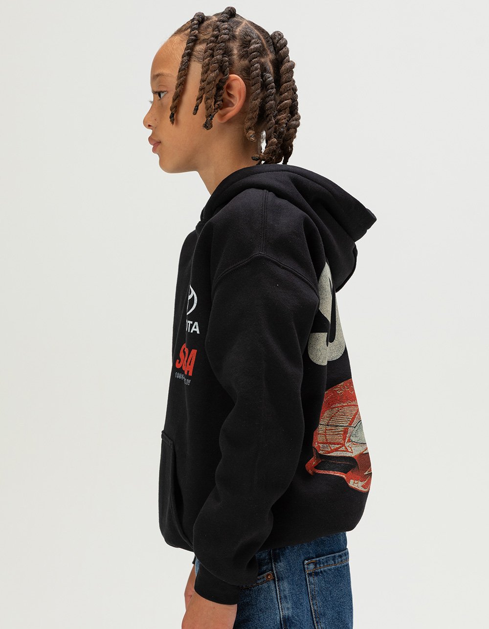 TOYOTA Supra Boys Hoodie - BLACK