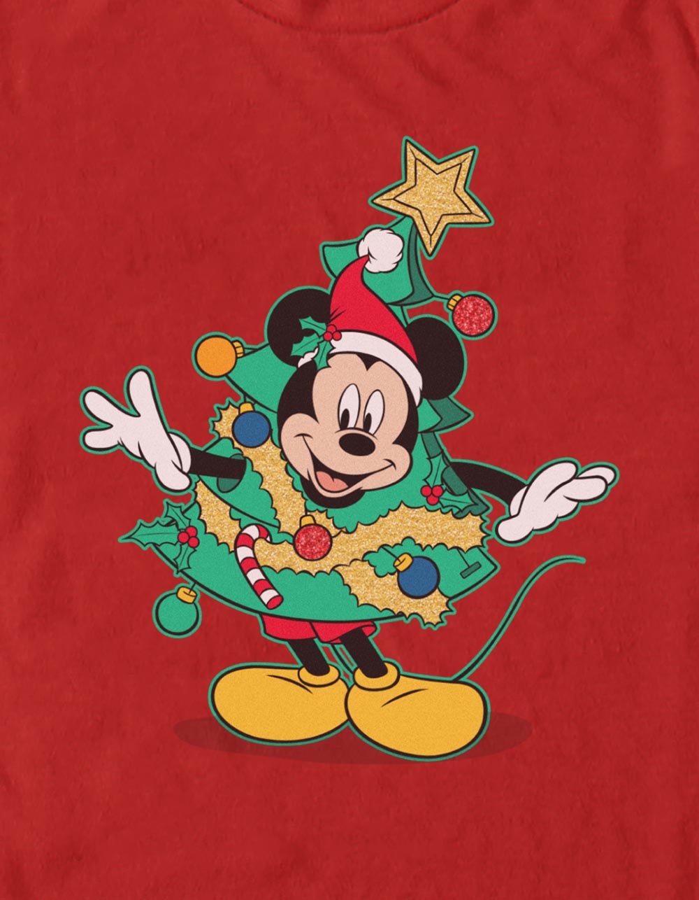 DISNEY Mickey Tree Costume Unisex Tee - RED
