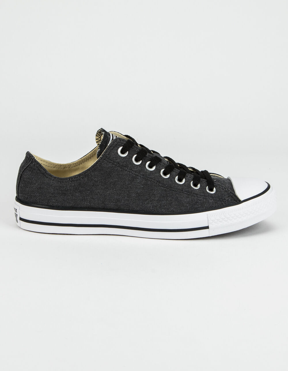 CONVERSE Chuck Taylor All Star Black & White Low Top Shoes - BLACK ...