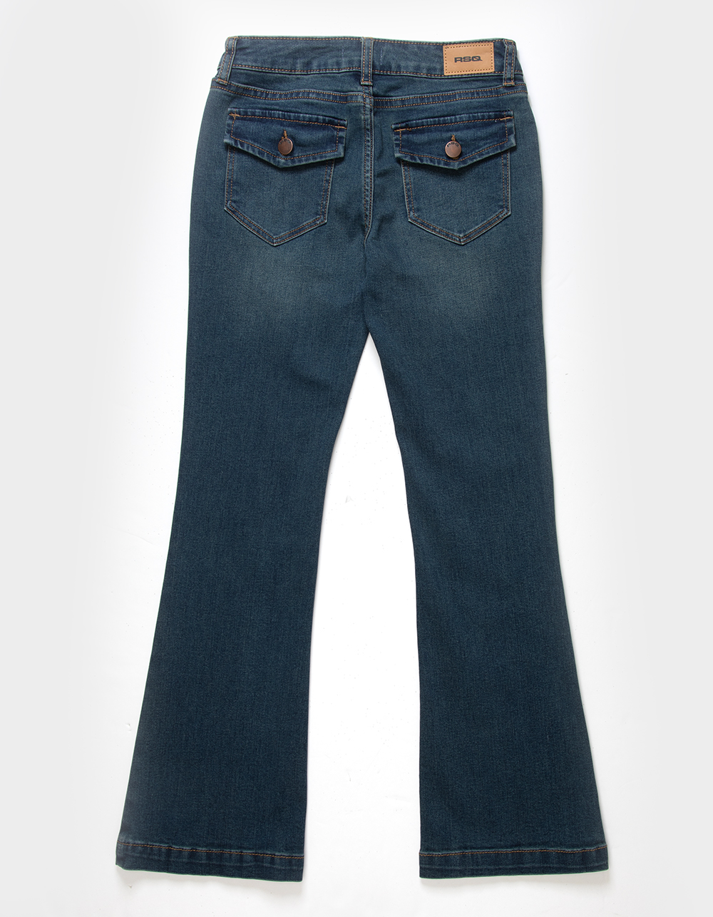 RSQ Girls Low Rise Flare Jeans - Dark Wash