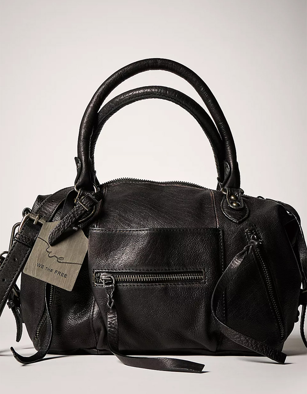 FREE PEOPLE Baby Emerson Tote Bag - BLACK