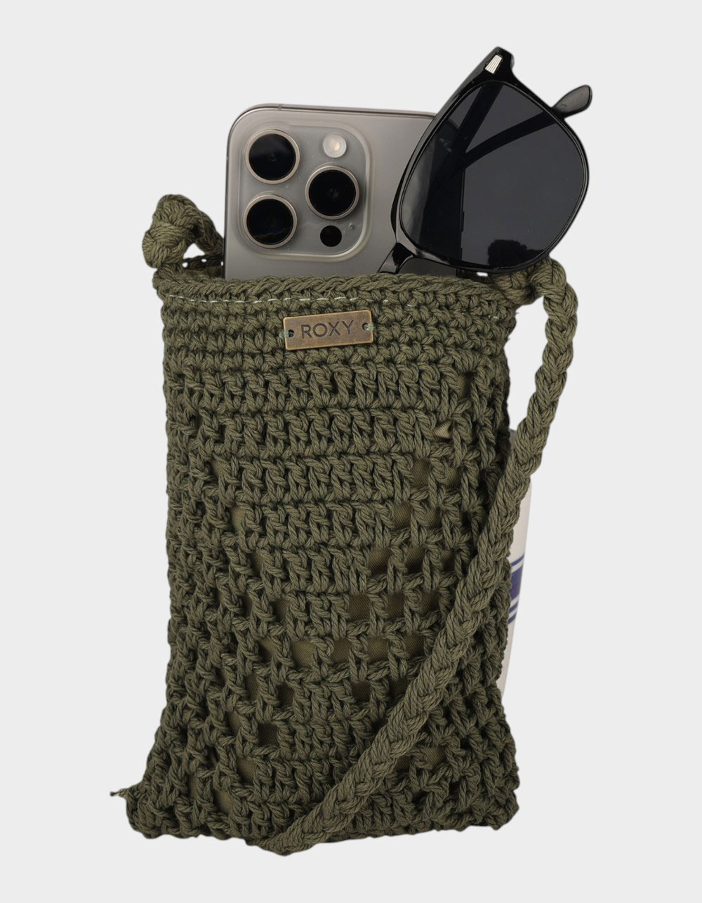 ROXY Chips And Guacamole Phone Bag - SAGE