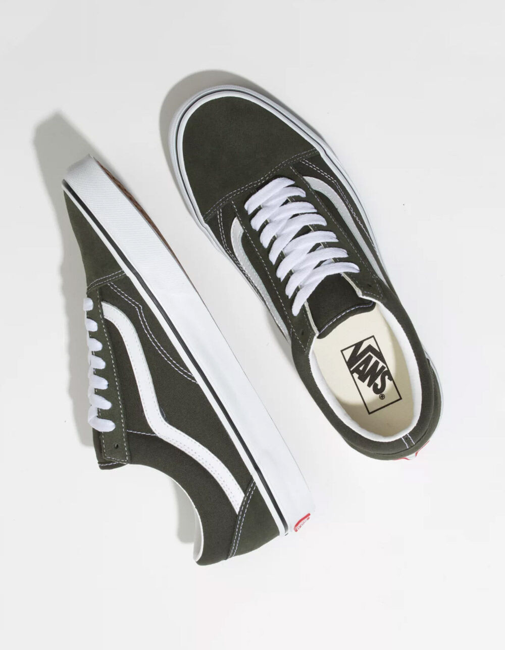 forest green old skool vans