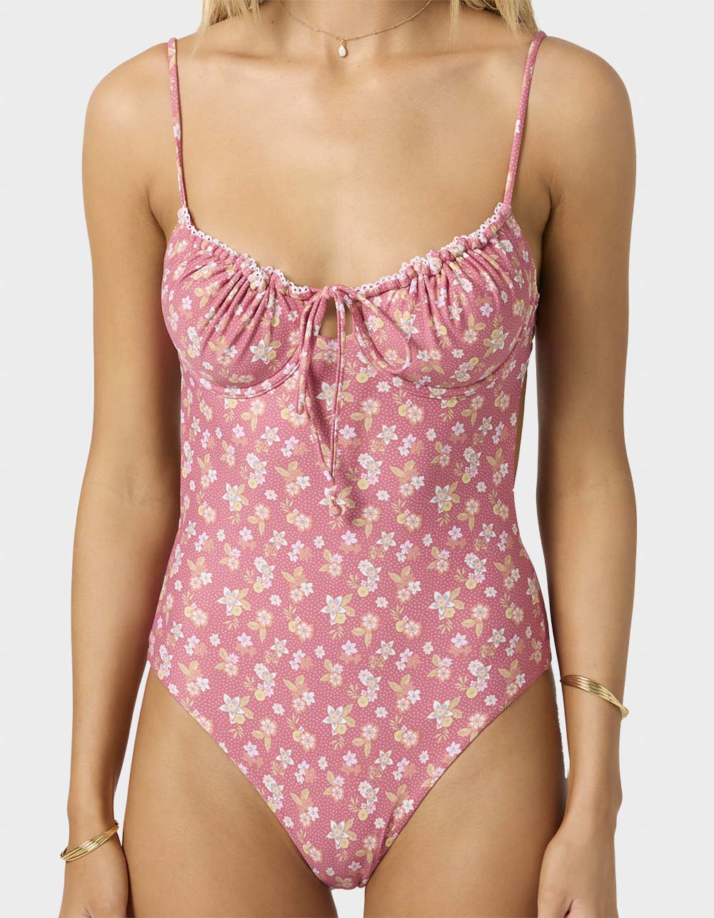 O'NEILL Camellia Floral Kailua Womens One Piece Swimsuit - MULTI