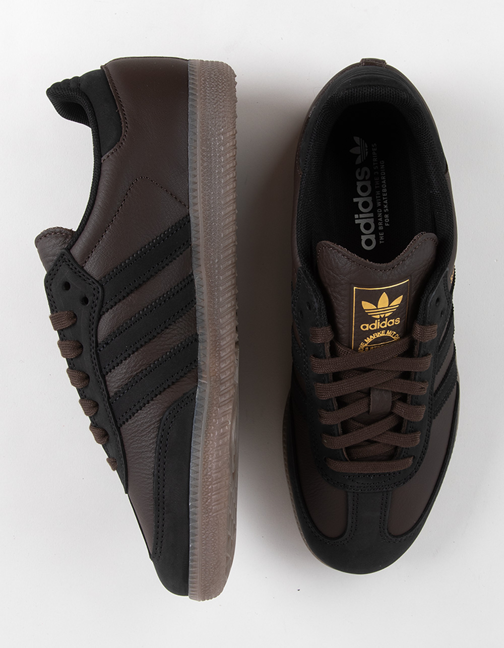 ADIDAS Samba ADV Shoes - DARK BROWN