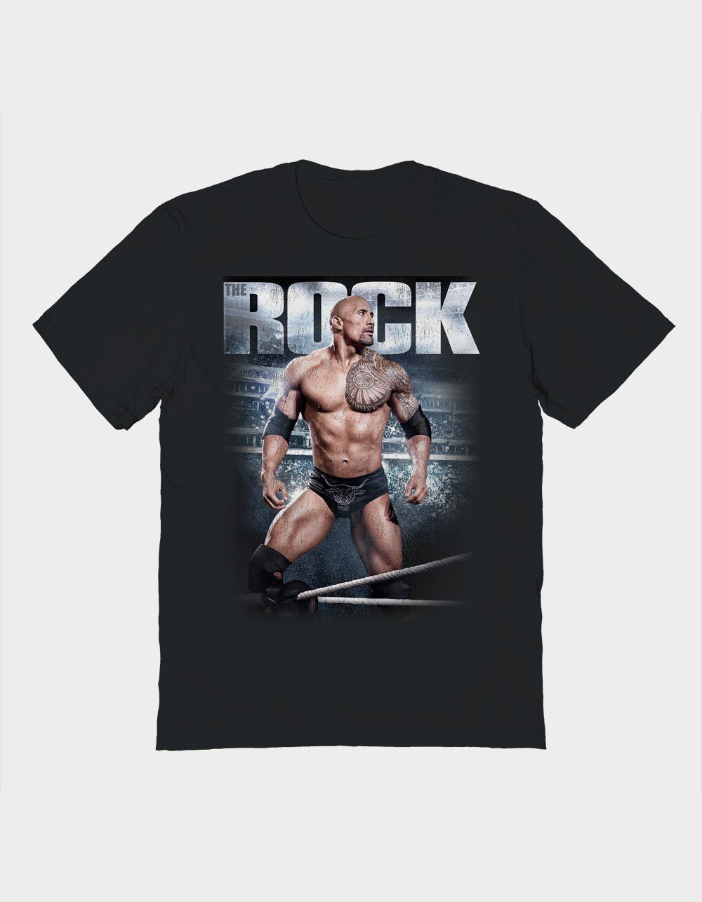 WWE The Rock Unisex Tee - BLACK