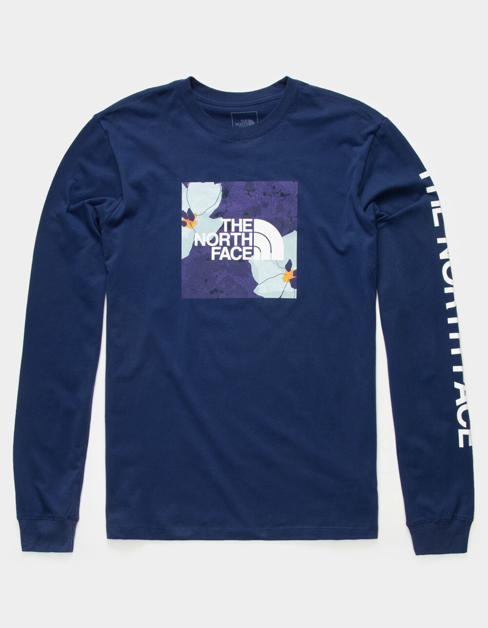 THE NORTH FACE Magnolia Red Box Mens T-Shirt - NAVY | Tillys