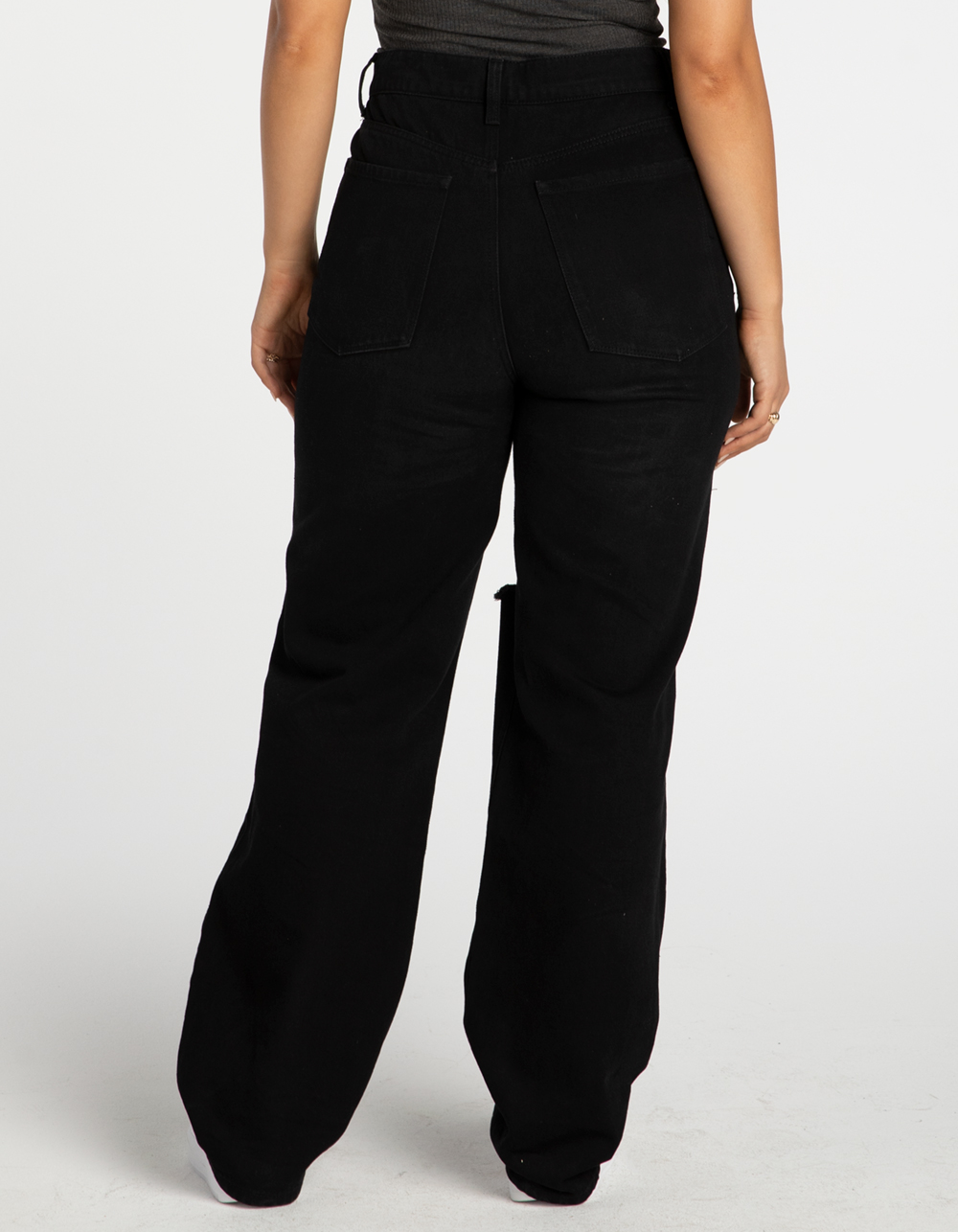 RSQ Womens Baggy Jeans BLACK DENIM Tillys