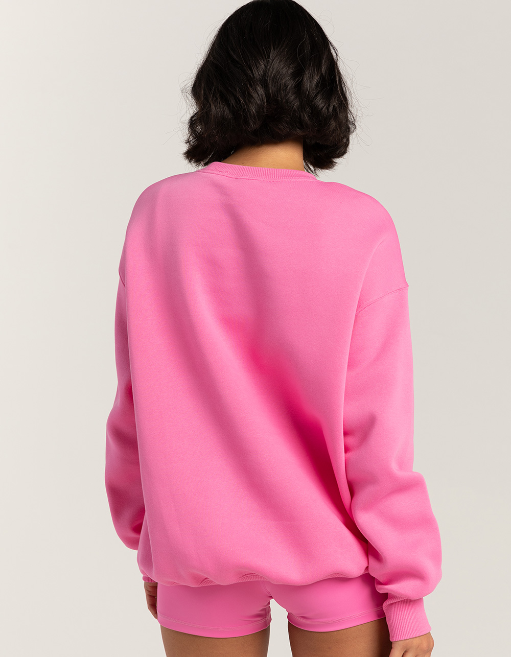 NIKE Sportswear Womens Oversized Crewneck Sweatshirt - POP PINK