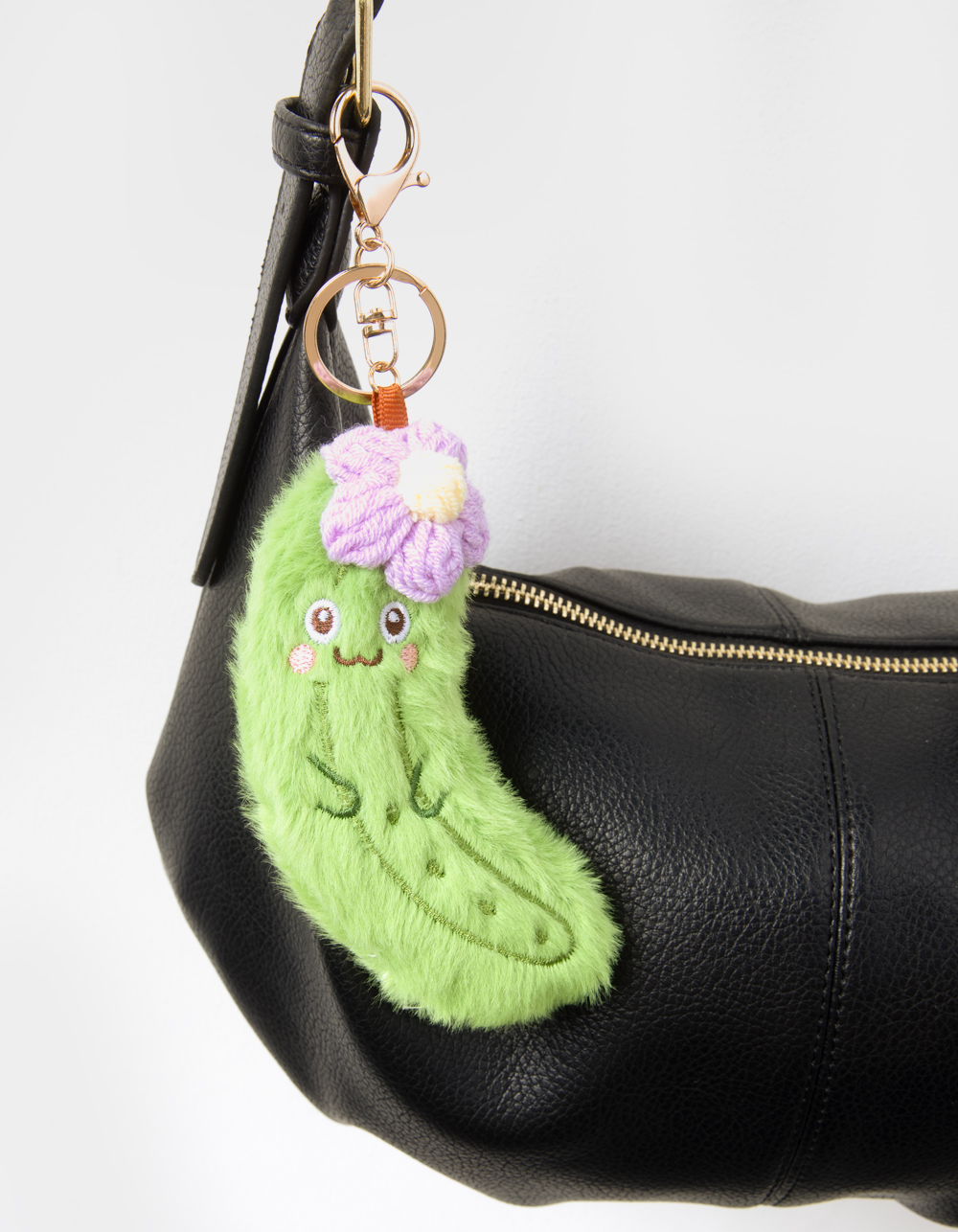 FULL TILT Pickle Plush Bag Charm - GREEN