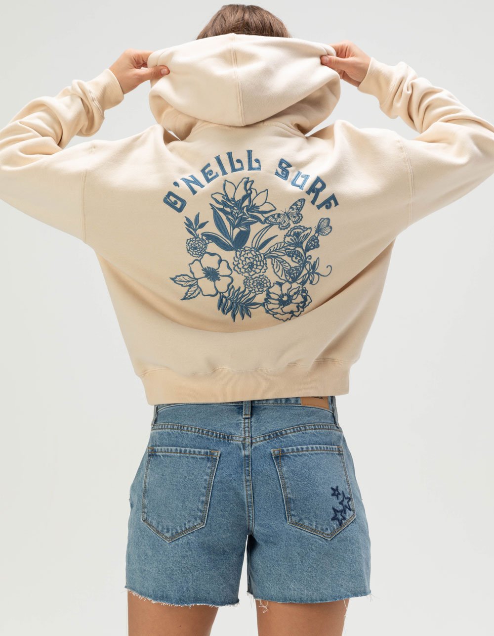 O'NEILL Flora Drift Womens Hoodie - IVORY